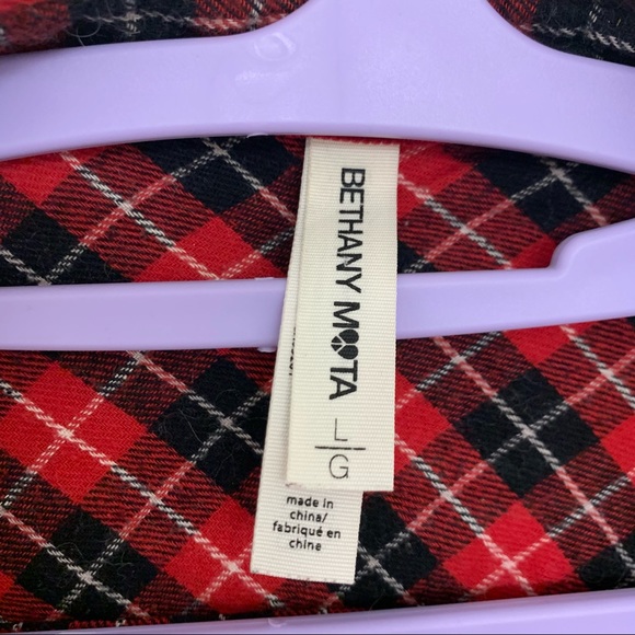 Bethany Mota x Aeropostale Red Flannel with Studs - Picture 3 of 5